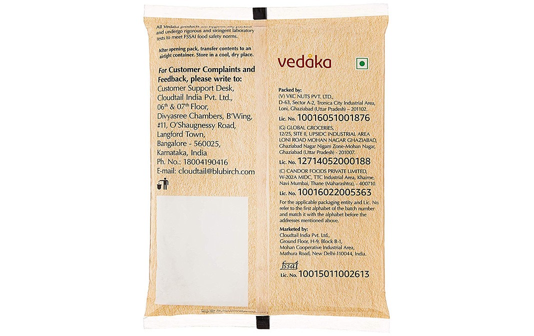 Vedaka Whole Cashew    Pack  200 grams